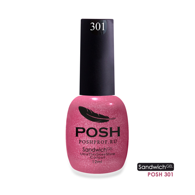 POSH 301 гель-лак для ногтей / SENDVICH GEL UV/LED 12 мл