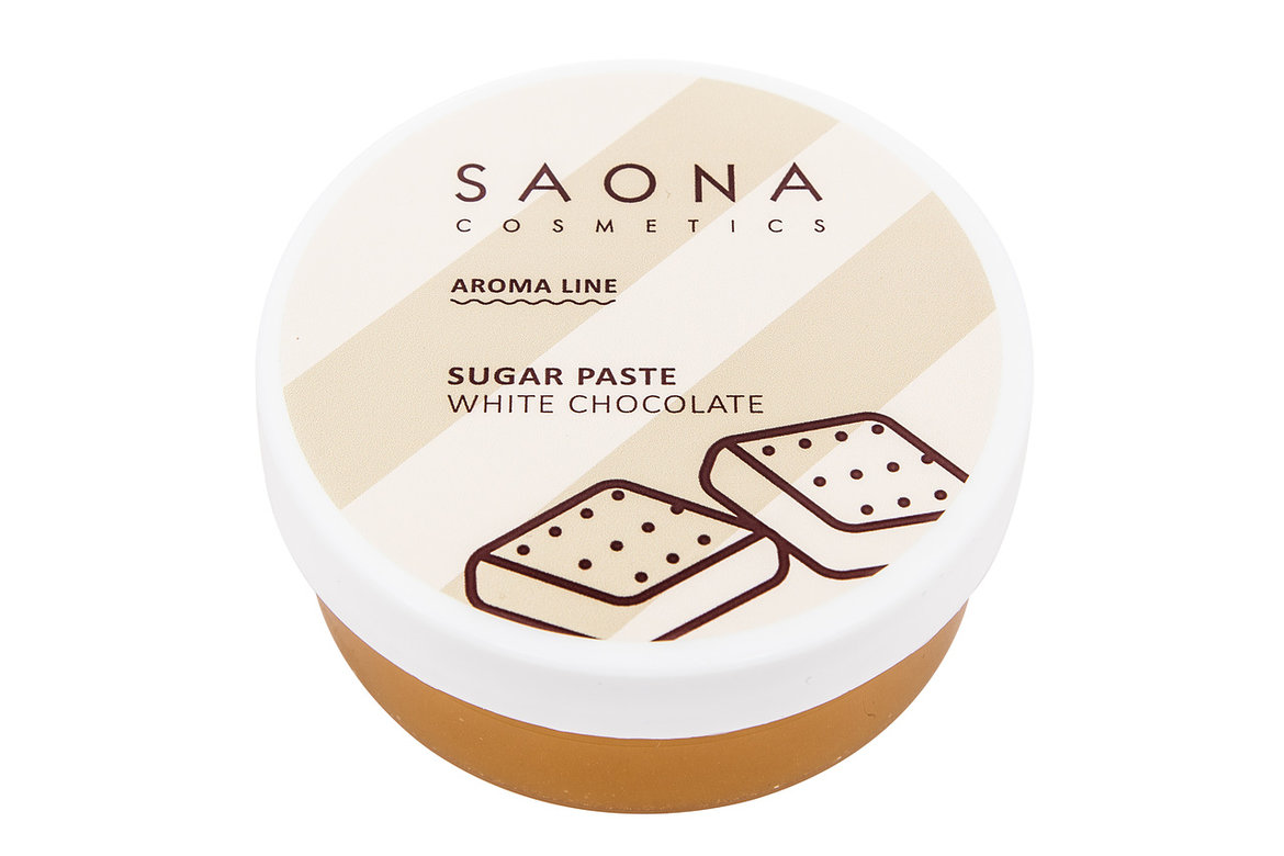 SAONA COSMETICS Паста сахарная для шугаринга, белый шоколад 