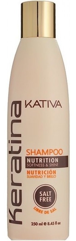KATIVA Шампунь укрепляющий с кератином для всех типов волос 