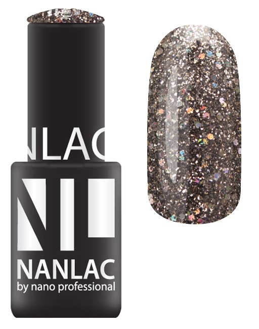 NANO PROFESSIONAL 2167 гель-лак для ногтей, черный бриллиант