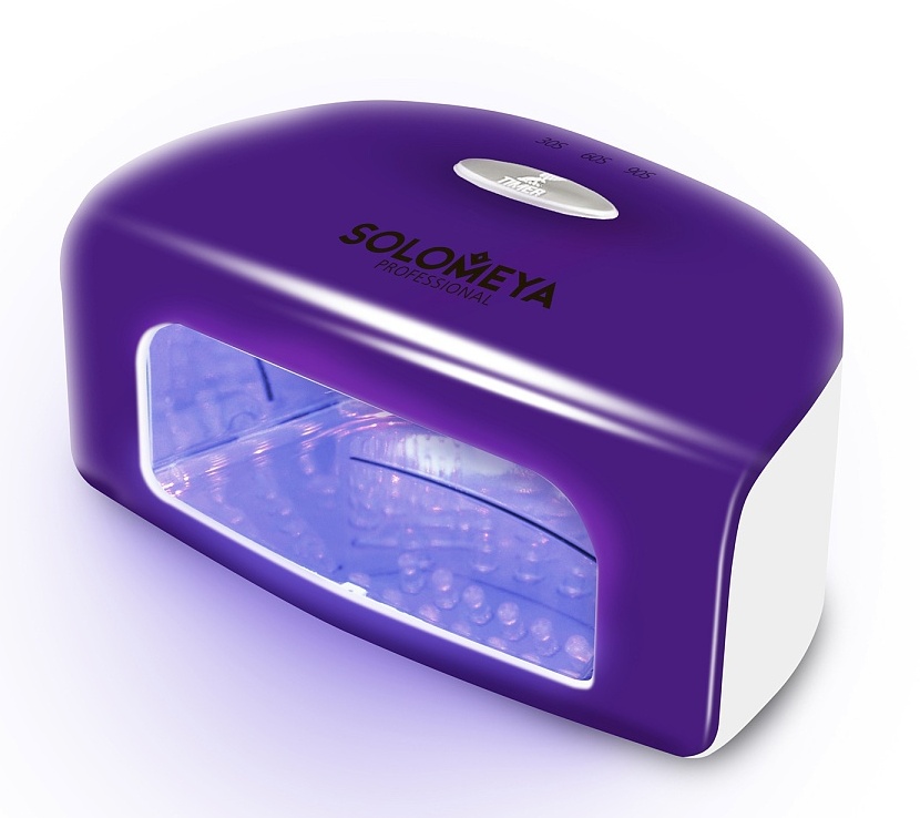 SOLOMEYA Лампа LED профессиональная 9 Вт, фиолетовая / Profe