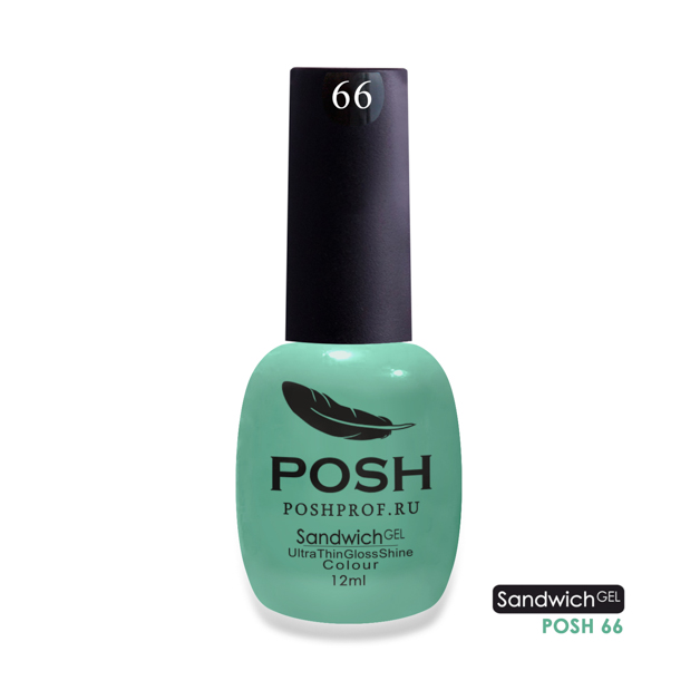 POSH 66 гель-лак для ногтей Мятный десерт / SENDVICH GEL UV/