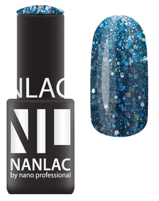 NANO PROFESSIONAL 2169 гель-лак для ногтей, синий бриллиант 