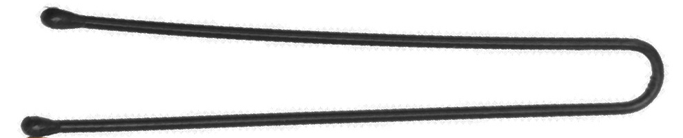 DEWAL PROFESSIONAL Шпильки черные, прямые 45 мм, 60 шт/уп (н