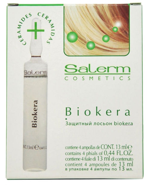 SALERM COSMETICS Лосьон защитный для кожи головы / BIOKERA 8