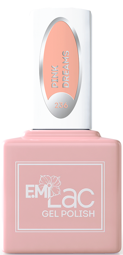 E.MI 236 LM гель-лак для ногтей, Розовые мечты / E.MiLac La 