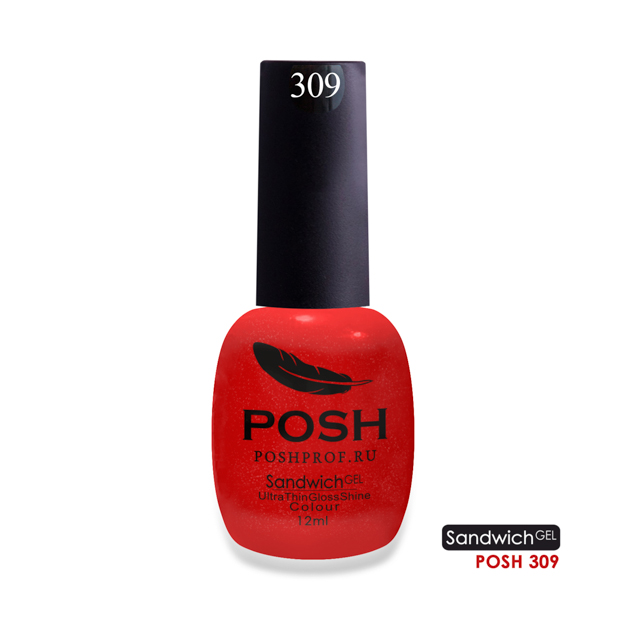 POSH 309 гель-лак для ногтей / SENDVICH GEL UV/LED 12 мл