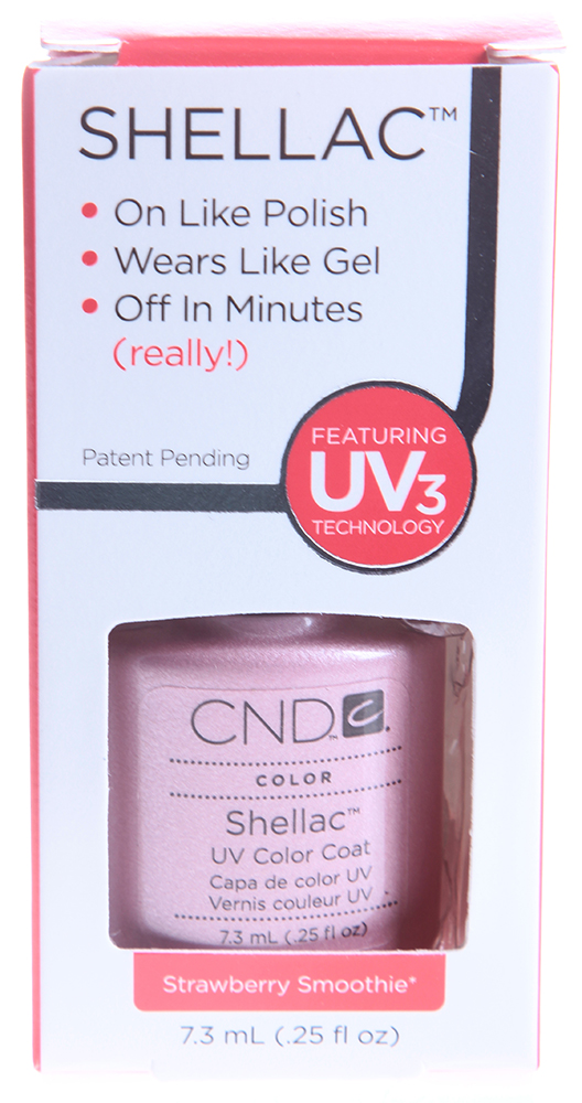 CND 012 покрытие гелевое / Strawberry Smoothie SHELLAC 7,3 м