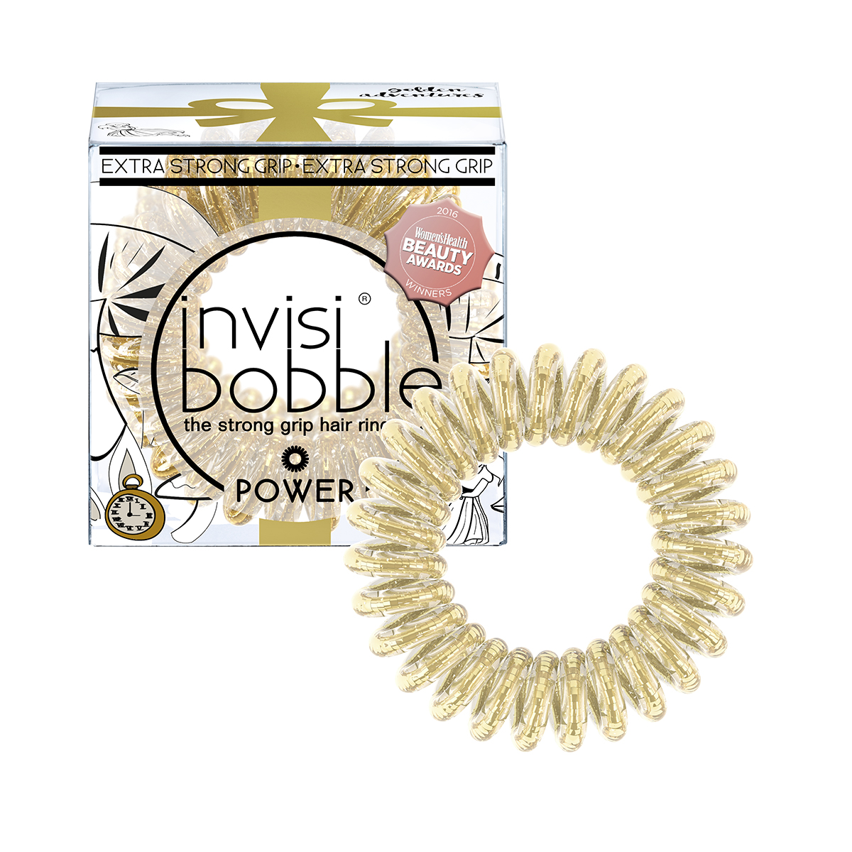 INVISIBOBBLE Резинка-браслет для волос / POWER Golden Advent