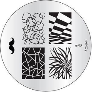 KONAD Форма печатная, диск с рисунками / image plate M98 10 