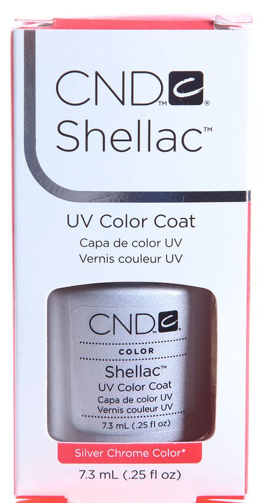 CND 032 покрытие гелевое / Silver Chrome SHELLAC 7,3 мл