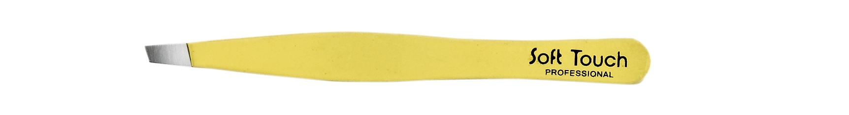 KIEPE Пинцет для бровей Soft touch желтый