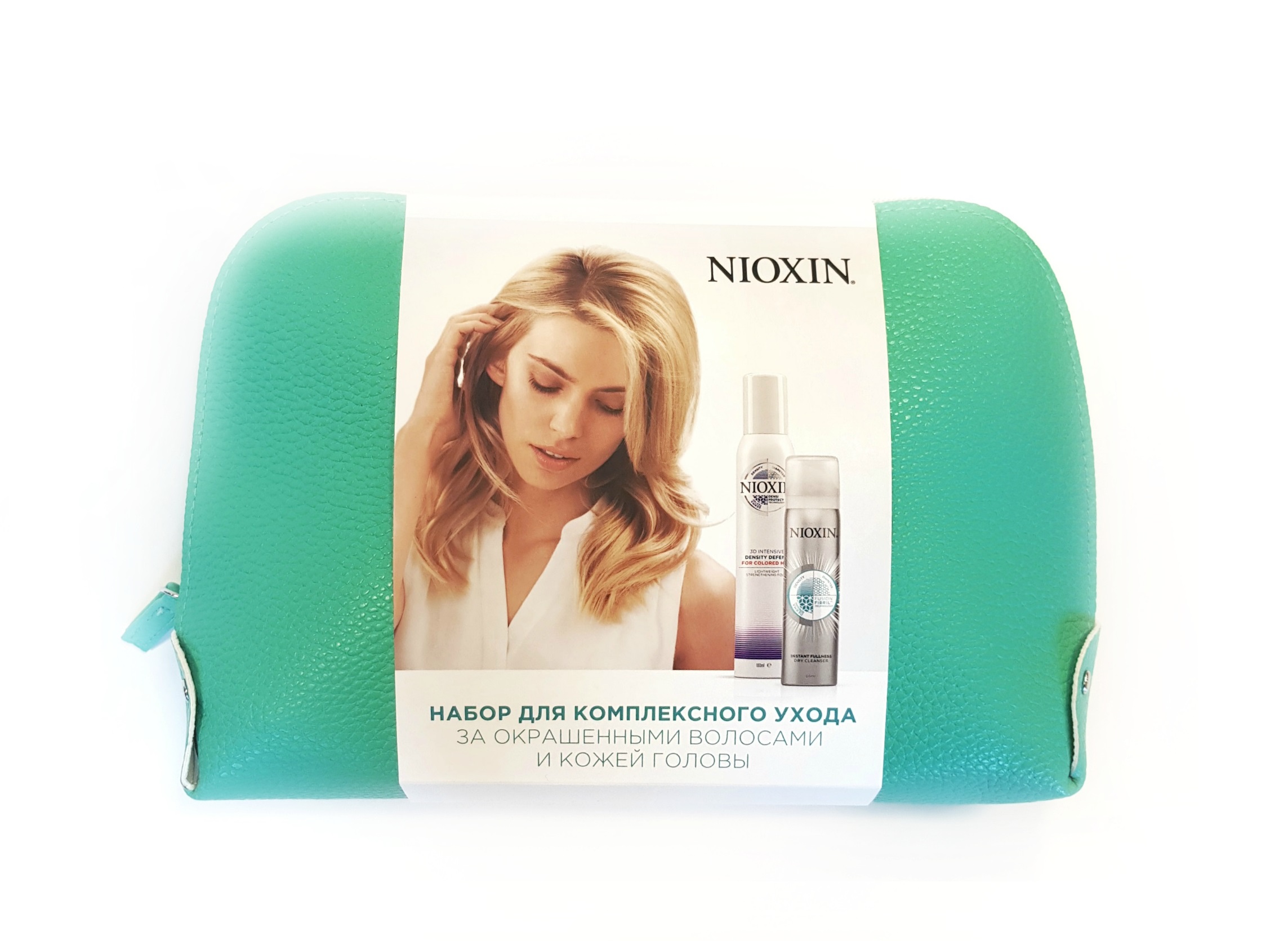 NIOXIN Набор подарочный в косметичке для защиты цвета и плот