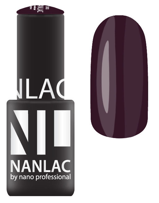 NANO PROFESSIONAL 2184 гель-лак для ногтей, black wine / NAN