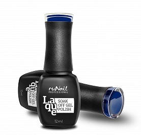 RuNail 1773 гель-лак для ногтей Синяя ночь / Laque 12 мл
