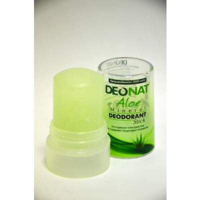 Дезодорант-кристалл деонат стик сок алоэ  (40 гр) deonat