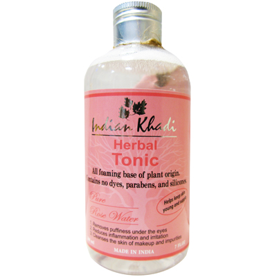 Натуральная розовая вода-тоник indian khadi