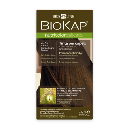 Стойкая крем-краска для чувствительных волос biokap nutricol