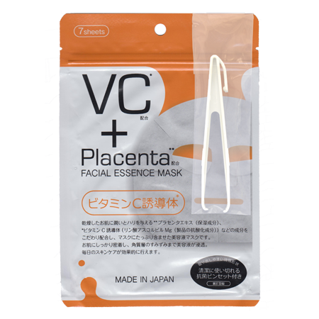 Маска vc + placenta facial essence mask japan gals