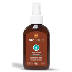 Солнцезащитное масло для лица и тела spf 6 biosolis