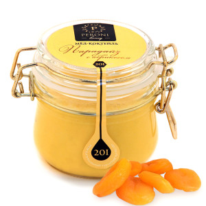 Мёд-коктейль парадайз с абрикосом №201 250 мл peroni honey