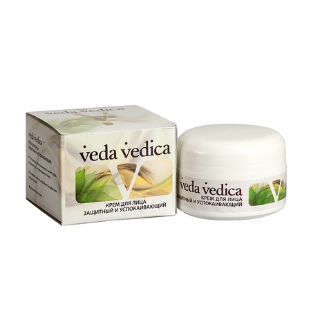 Крем для лица защитный и успокаивающий veda vedica