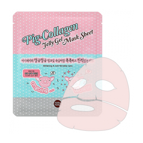 Гидрогелевая маска pig collagen gel mask holika holika