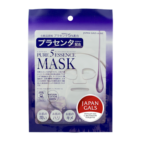 Маска с плацентой pure5 essential japan gals