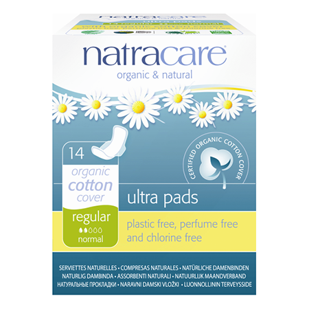 Натуральные женские прокладки ultra pads regular natracare