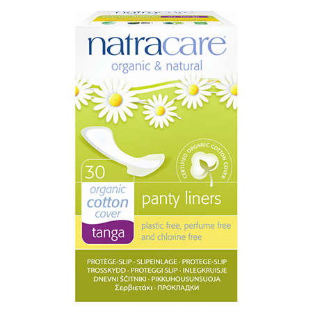 Натуральные женские прокладки panty liners tanga natracare