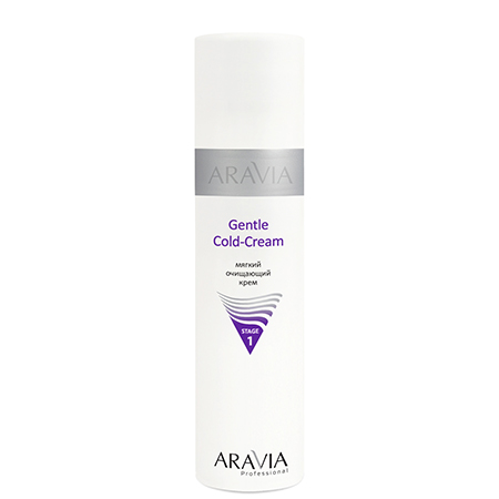 Мягкий очищающий крем gentle cold-cream aravia professional