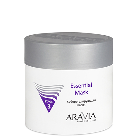 Себорегулирующая маска essential mask aravia professional