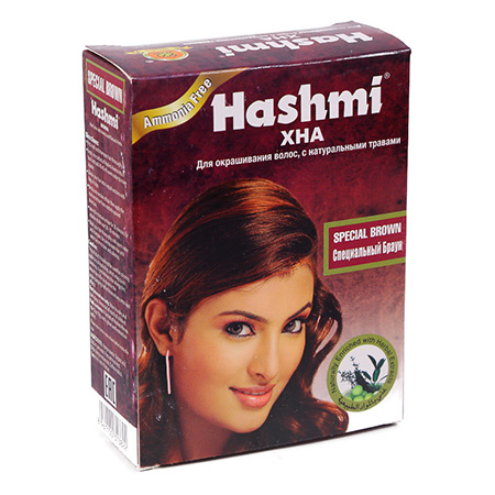 Хна для волос браун 6*10 гр hashmi