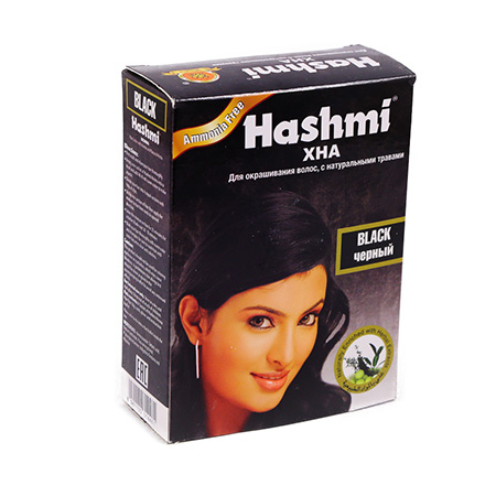 Хна для волос черный 6*10 гр hashmi