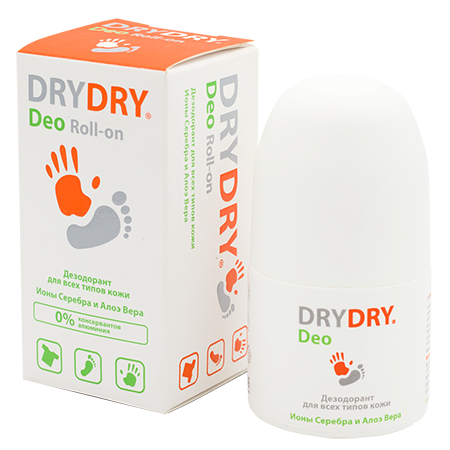Средство от потоотделения для тела deo roll dry dry
