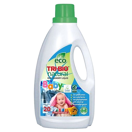 Натуральная эко жидкость для стирки детского белья tri-bio