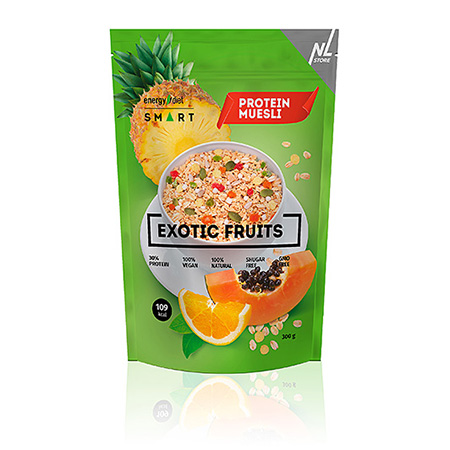 Мюсли с ананасом, апельсином и папайей exotic fruits energy 