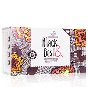 Черный чай с базиликом every black&basil