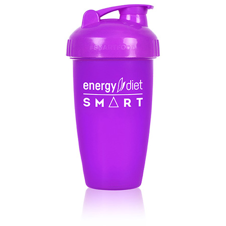 Шейкер фиолетовый с клапаном energy diet