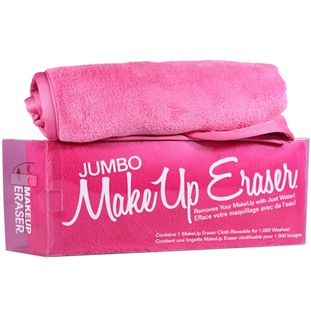 Большое полотенце для снятия макияжа и боди-арта (розовое) j