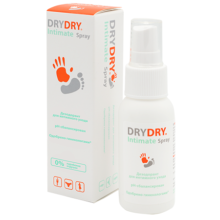 Дезодорант для интимного ухода deo intimate spray dry dry