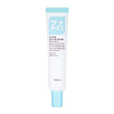 Солнцезащитный крем с цинком cicative zinc sun cream spf50+ 