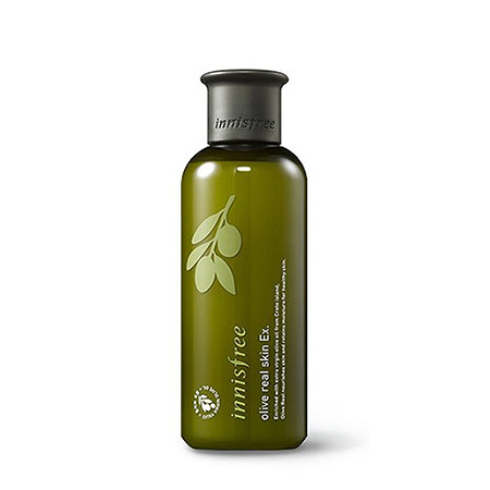 Тонер с органическим оливковым маслом olive real skin ex inn