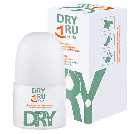 Дезодорант-антиперспирант для чувствительной кожи forte dryr