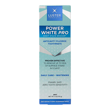 Зубная паста luster power white pro