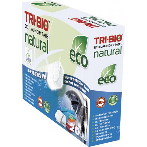 Натуральные эко таблетки для стирки tri-bio