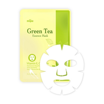 Niju, Тканевая маска Green Tea Essence Mask