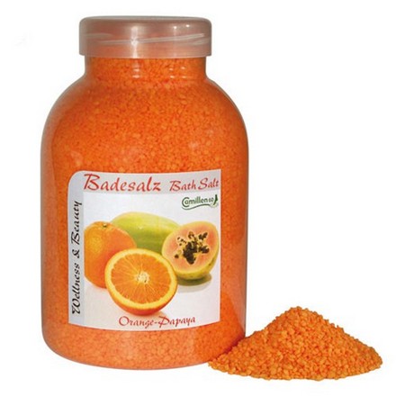 Camillen 60, Соль восстанавливающая, Badesalz Orange&Papaya,