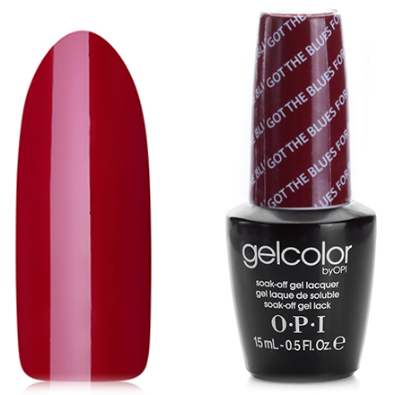 Гель-лак OPI GelColor, цвет Got The Blues For Red W52