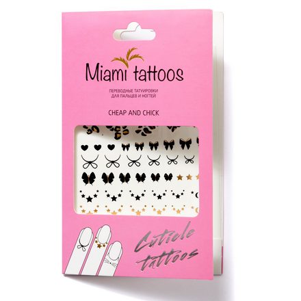 Miami Tattoos, Переводные татуировки Cheap&Chick/Cuticle Tat